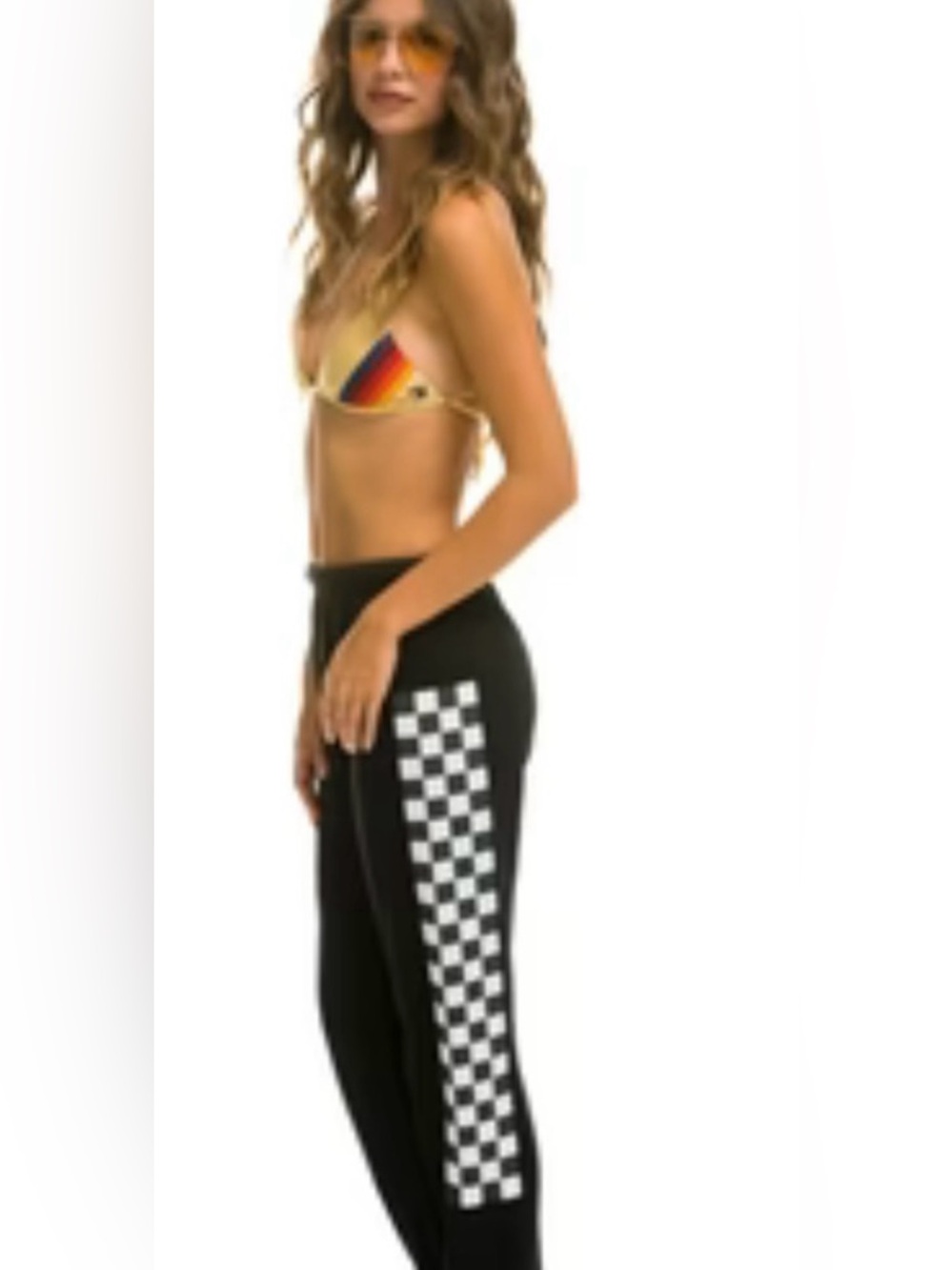 Aviator Nation Checker print joggers